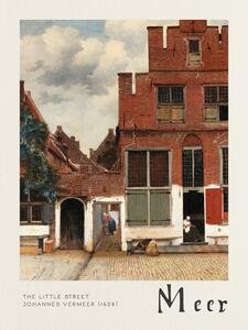 Bildreproduktion The Little Street - Johannes Vermeer, (30 x 40 cm)