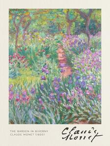 Bildreproduktion The Garden in Giverny - Claude Monet