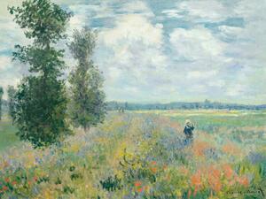 Bildreproduktion Poppy Fields near Argenteuil - Claude Monet