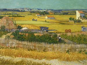Bildreproduktion The Harvest (Vintage Autumn Landscape) - Vincent van Gogh