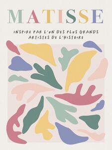 Bildreproduktion Danish Pastel Cut Out Abstract Pattern (3/3) - Henri Matisse Inspiré