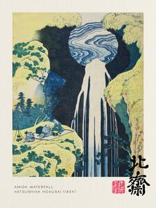 Bildreproduktion Amida Waterfall (Waterfalls of Japan) - Katsushika Hokusai