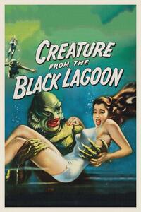 Bildreproduktion Creature from the Black Lagoon (Vintage Cinema / Retro Movie Theatre Poster / Horror & Sci-Fi)