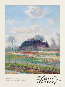 Bildreproduktion Tulip Fields - Claude Monet, (30 x 40 cm)