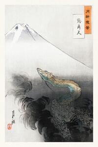Bildreproduktion Ryū shōten, Japanese Dragon (Vintage Japandi) - Ogata Gekko