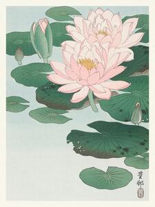 Bildreproduktion Water Lily / Lotus (Japandi Vintage) - Ohara Koson