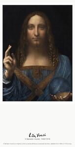 Bildreproduktion The Salvator mundi (Il Salvator mundi) - Leonardo da Vinci, (30 x 40 cm)