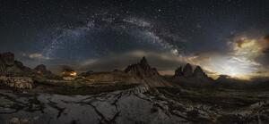 Fotografi Galaxy Dolomites, Ivan Pedretti