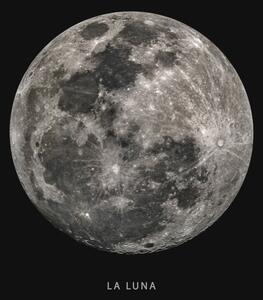 Fotografi La luna, Finlay & Noa, (30 x 40 cm)