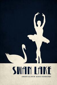 Illustration Swan Lake, Kubistika