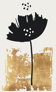 Illustration Black Poppy, Kubistika