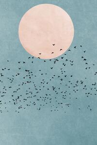 Illustration Fly Away, Kubistika, (26.7 x 40 cm)