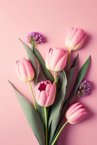 Fotografi Pink Tulips, Treechild