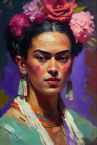 Illustration Portrait Of Frida, Treechild
