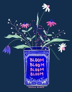 Illustration Tin Can Flower Illustration, Baroo Bloom