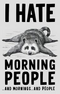 Illustration I Hate Morning People, Andreas Magnusson