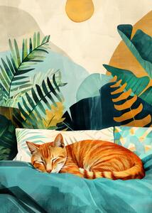 Illustration Cats life 13, Justyna Jaszke