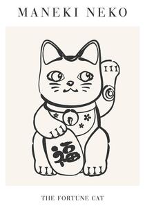 Illustration Manekineko No2, Beth Cai, (30 x 40 cm)