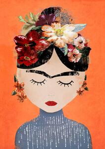 Illustration Frida (Orange Version), Treechild