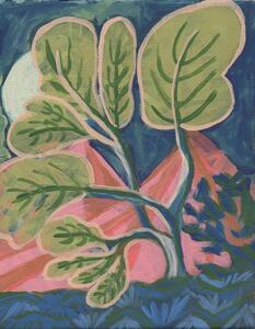 Illustration Leafs, Eleanor Baker, (30 x 40 cm)