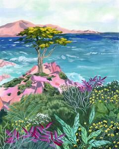 Illustration Lone Cypress, Sarah Gesek
