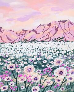 Illustration Pink Desert, Sarah Gesek