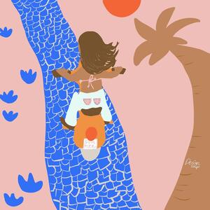 Illustration Breezing Into Summer, Alix Campbell