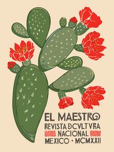 Bildreproduktion El Maestro Magazine Cover No.1 (Mexican Art / Cactus)