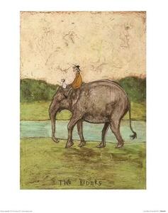 Konsttryck Sam Toft - Tow Riders