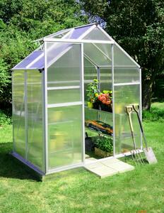 Litet växthus 2,2m² | Hög odlingshöjd | Kanalplast