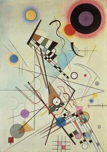 Kandinsky, Wassily - Konsttryck Composition 8, 1923, (26.7 x 40 cm)