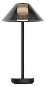 LED Dimbar bordslampa SERENGETI LED/3,4W/5V USB 3600 mAh IP44 svart