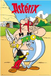 Poster, Affisch Asterix and Obelix