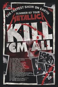 Poster, Affisch Metallica - Kill'Em All 83 Tour