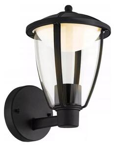 LED utomhus vägglampa LED/6W/230V IP44 svart