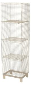 Kalager Design - Slim Cabinet w. Legs - Hyllor - Creme Beige - L46 x D38 x H174 cm