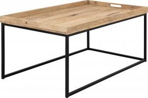 Tessa soffbord 120x70 cm - Trä/svart - Soffbord i trä, Soffbord, Bord