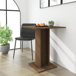 Cafébord brun ek 60x60x75 cm konstruerat trä