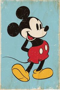 Poster, Affisch Musse Pigg (Mickey Mouse) - Retro, (61 x 91.5 cm)