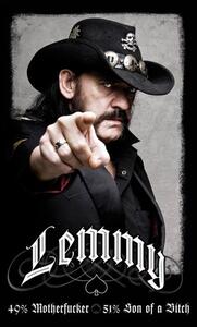 Poster, Affisch Lemmy - 49% mofo, (61 x 91.5 cm)