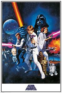 Poster, Affisch Star Wars A New Hope - One Sheet, (61 x 91.5 cm)