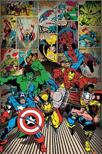 Poster, Affisch MARVEL COMICS - here come, (61 x 91.5 cm)