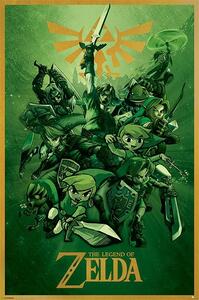 Poster, Affisch The Legend Of Zelda - Link