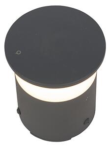 Modern utomhuslampa mörkgrå inkl LED - Bar