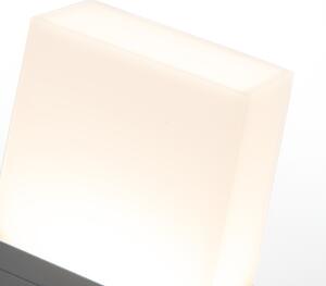 Modern utomhuslampa mörkgrå 45 cm inkl LED IP54 - Malia