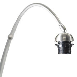 Modern båglampa stål justerbar utan skugga