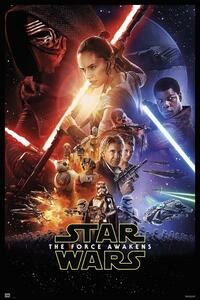 Poster, Affisch Star Wars VII - One Sheet, (61 x 91.5 cm)