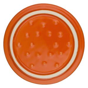 Staub Ceramique Minigryta 10 cm, Rund, Apelsin, Ceramic
