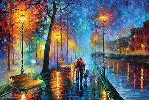 Poster, Affisch Leonid Afremov - Melody Of The Night, (91.5 x 61 cm)