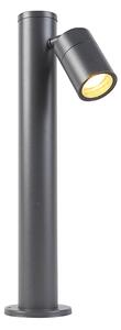 Utomhuslampa grå rostfritt stål 45 cm justerbar IP44 - Solo